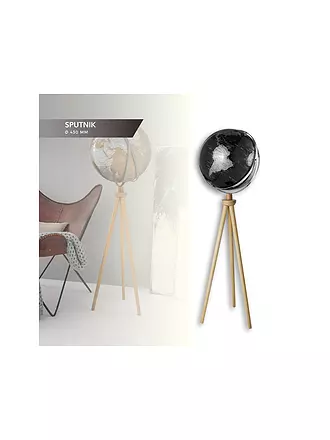 EMFORM | Globo de pie - Sputnik 43 cm bronce/plata | keine Farbe